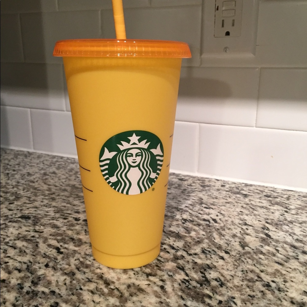 Starbucks Color Changing Reusable Cold Cup